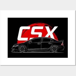 Legendary Sedan CSX Racing Posters and Art